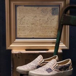 Vans x Van Gogh Letter Shoes Size 7.5 Women NWT